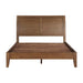 Evans Eastern King Platform Bed in Brown - 1314K-1EK - FAMSA Furniture (TX)