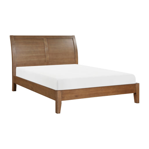 Evans Queen Platform Bed in Brown - 1314-1 - FAMSA Furniture (TX)