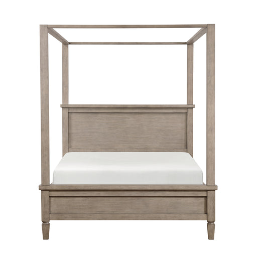 Marceline Eastern King Platform Bed in Gray - 1316K-1EK - FAMSA Furniture (TX)