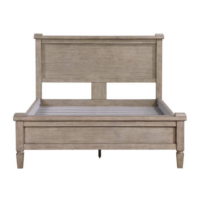 Marceline Eastern King Platform Bed in Gray - 1316K-1EK - FAMSA Furniture (TX)