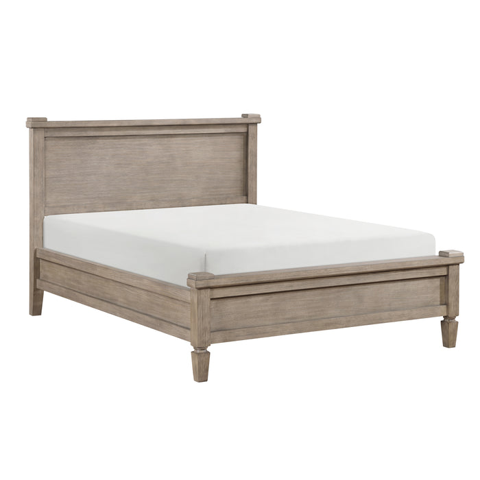 Marceline Eastern King Platform Bed in Gray - 1316K-1EK - FAMSA Furniture (TX)