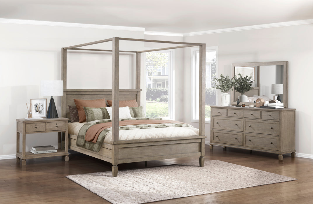 Marceline Nightstand in Gray - 1316-4 - FAMSA Furniture (TX)