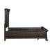 Cornwall Eastern King Platform Bed with Footboard Storage in Espresso - 1325K-1EK - FAMSA Furniture (TX)
