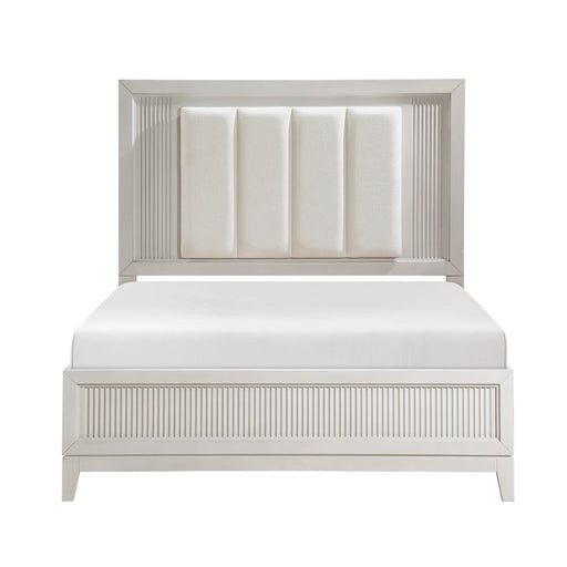 Florence Queen Bed in White - 1326-1 - FAMSA Furniture (TX)