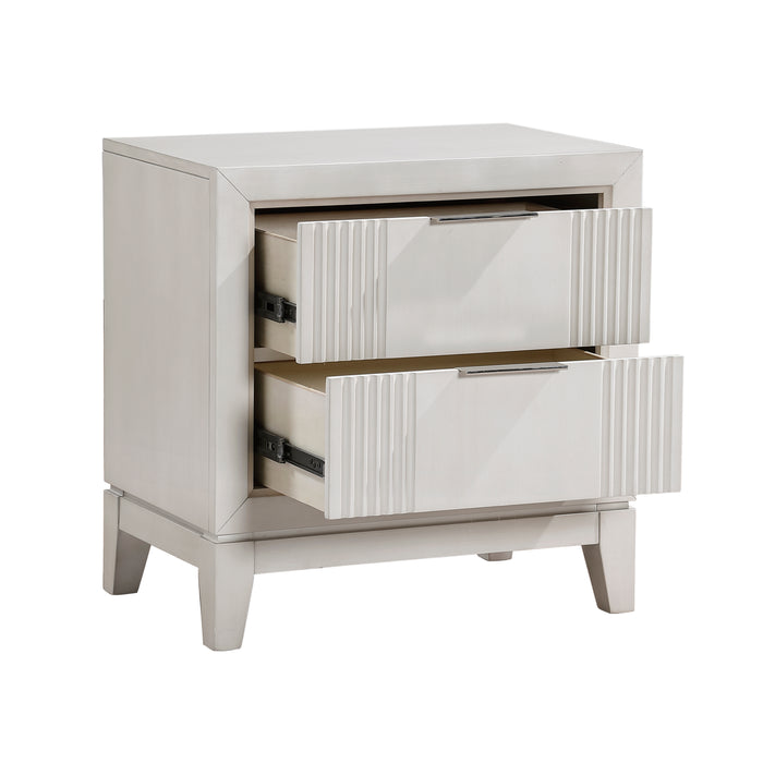Florence Nightstand in White - 1326-4 - FAMSA Furniture (TX)