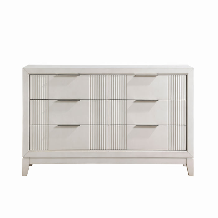 Florence Dresser in White - 1326-5 - FAMSA Furniture (TX)