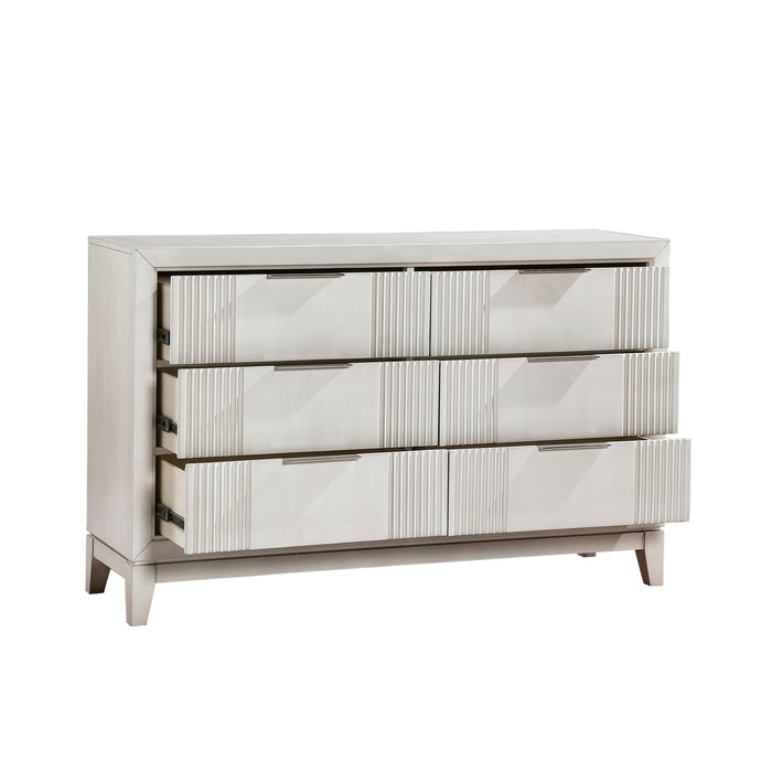 Florence Dresser in White - 1326-5 - FAMSA Furniture (TX)
