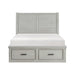 Willowbrook Eastern King Platform Bed with Footboard Storage in Gray - 1337K-1EK - FAMSA Furniture (TX)
