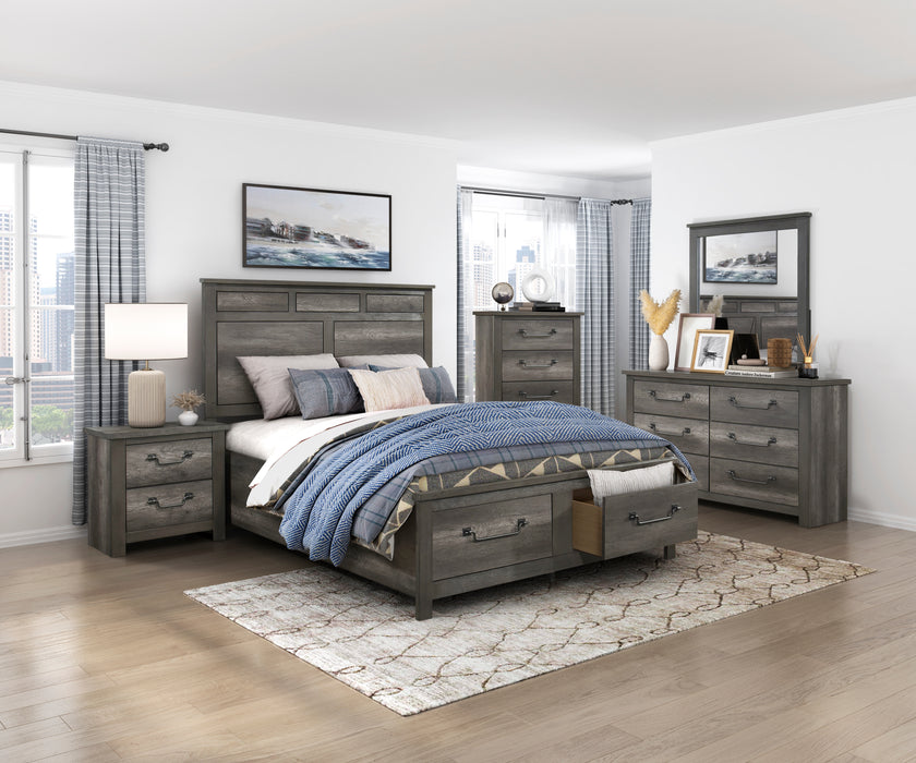Lenior Nightstand in Gray - 1342-4 - FAMSA Furniture (TX)