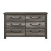 Lenior Dresser in Gray - 1342-5 - FAMSA Furniture (TX)