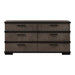 Acworth Dresser in Black/Brown/Gray - 1343-5 - FAMSA Furniture (TX)