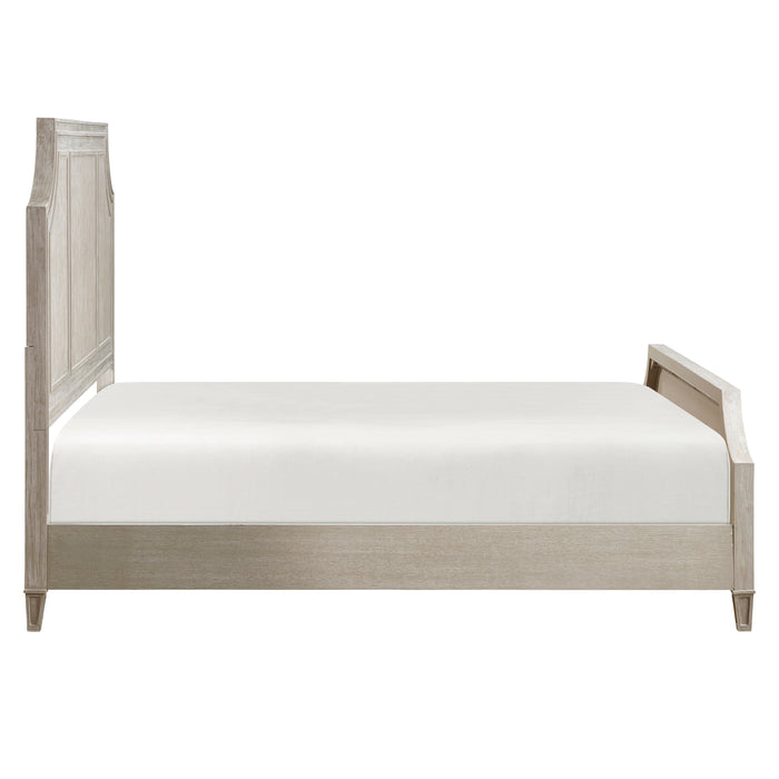 Leander Queen Bed in Brown - 1344-1 - FAMSA Furniture (TX)