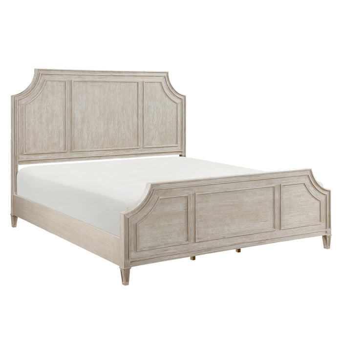 Leander Queen Bed in Brown - 1344-1 - FAMSA Furniture (TX)