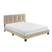 Newberry Queen Platform Bed in Brown - 1350BR-1 - FAMSA Furniture (TX)
