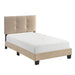 Newberry Twin Platform Bed in Brown - 1350BRT-1 - FAMSA Furniture (TX)