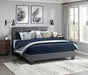Newberry Full Platform Bed in Gray - 1350DGF-1 - FAMSA Furniture (TX)