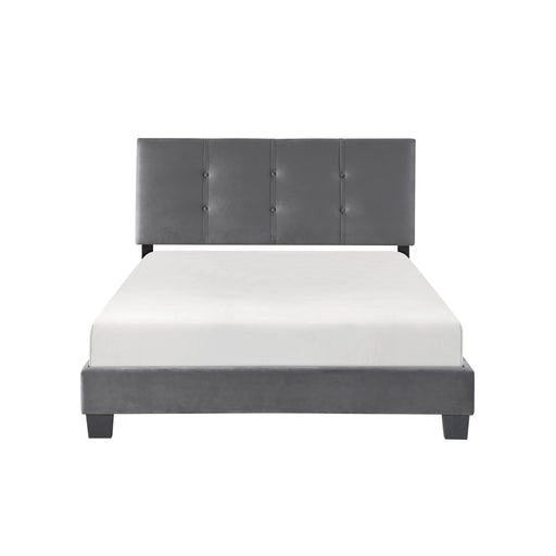 Newberry Full Platform Bed in Gray - 1350DGF-1 - FAMSA Furniture (TX)