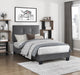 Newberry Twin Platform Bed in Gray - 1350DGT-1 - FAMSA Furniture (TX)