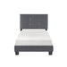 Newberry Twin Platform Bed in Gray - 1350DGT-1 - FAMSA Furniture (TX)