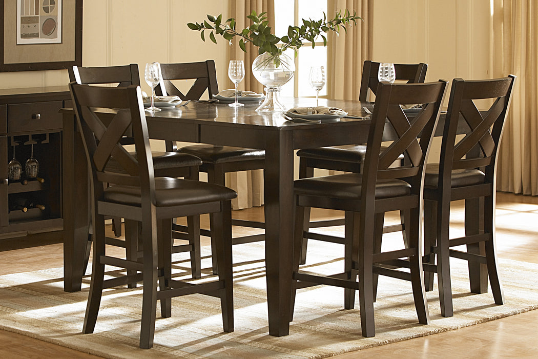 Crown Point Counter Height Chair in Brown - 1372-24 - FAMSA Furniture (TX)