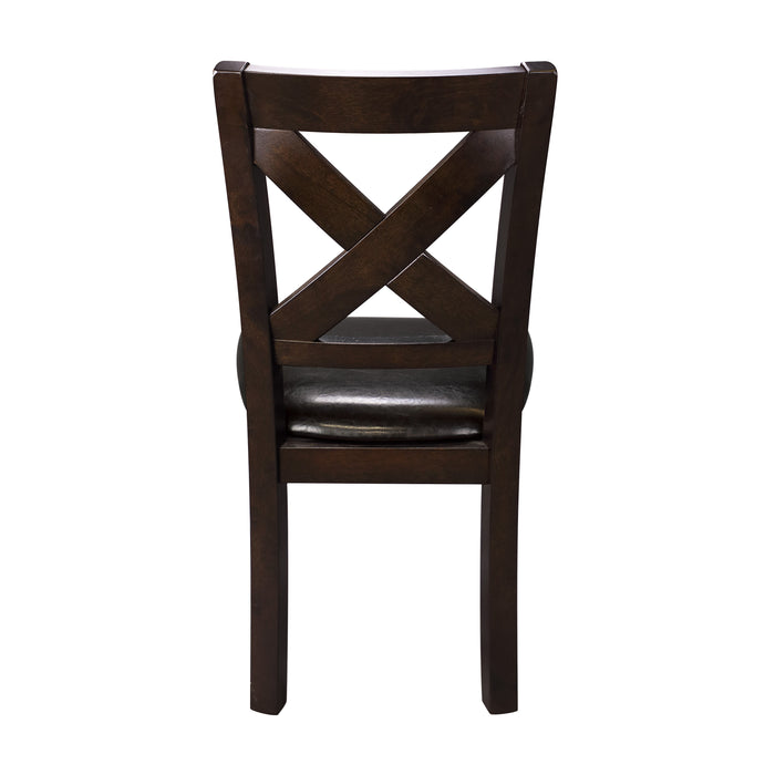 Crown Point Side Chair in Brown - 1372S - FAMSA Furniture (TX)