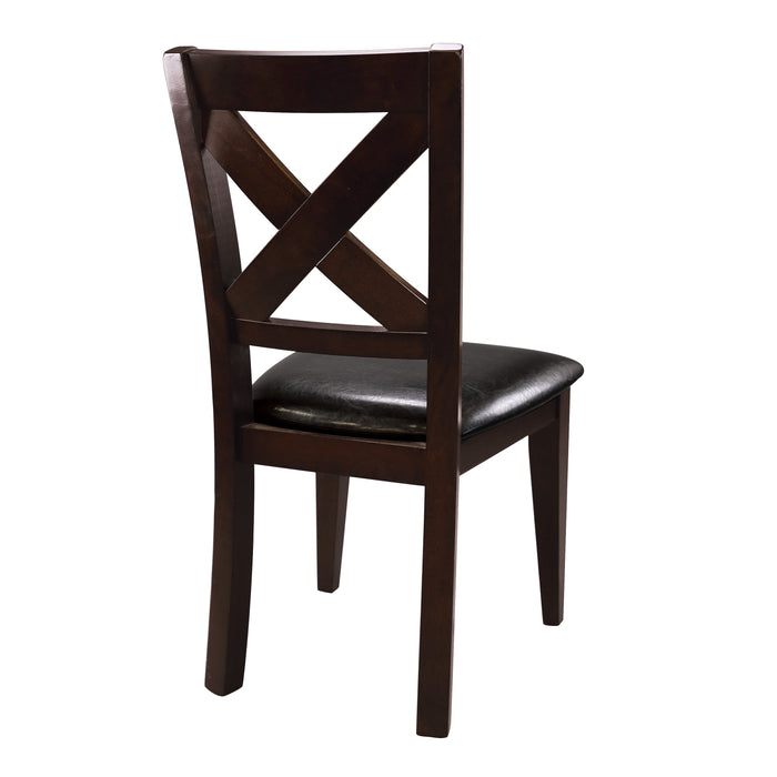 Crown Point Side Chair in Brown - 1372S - FAMSA Furniture (TX)