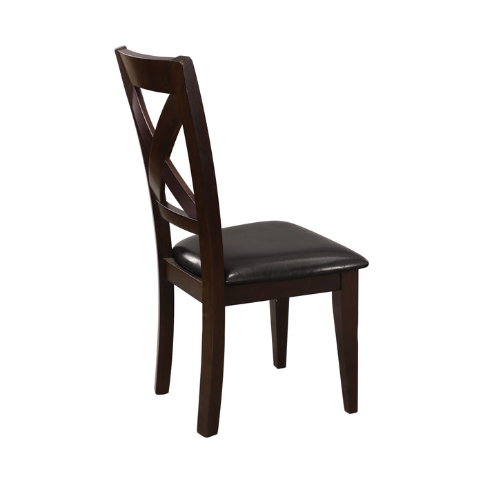 Crown Point Side Chair in Brown - 1372S - FAMSA Furniture (TX)