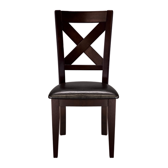 Crown Point Side Chair in Brown - 1372S - FAMSA Furniture (TX)