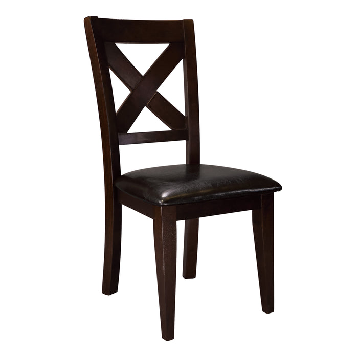 Crown Point Side Chair in Brown - 1372S - FAMSA Furniture (TX)