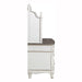 Cinderella (2) Writing Desk with Hutch in Gray/White - 1386NW-10* - FAMSA Furniture (TX)