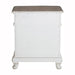 Cinderella Nightstand in White/Gray - 1386NW-4 - FAMSA Furniture (TX)
