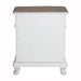 Cinderella 4pc Set (TB+NS+DR+MR) in White/Gray - 1386TNW-1*4 - FAMSA Furniture (TX)