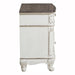 Cinderella 4pc Set (TB+NS+DR+MR) in White/Gray - 1386TNW-1*4 - FAMSA Furniture (TX)