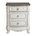 Cinderella Nightstand in White/Gray - 1386NW-4 - FAMSA Furniture (TX)