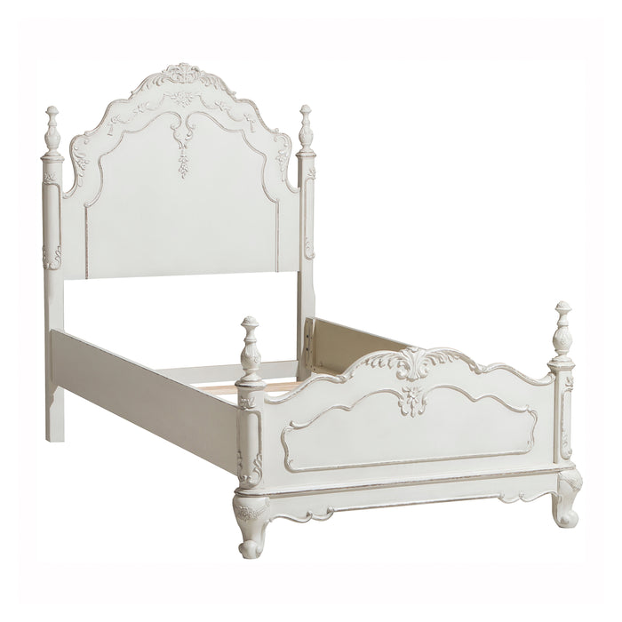 Cinderella Twin Bed in Gray/White - 1386TNW-1 - FAMSA Furniture (TX)