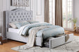 Toddrick Full Platform Bed with Storage Drawers in Gray - 1642F-1DW - FAMSA Furniture (TX)
