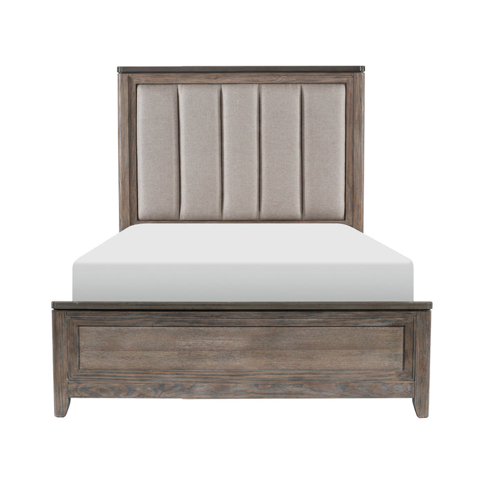 Newell Queen Bed in Brown/Espresso - 1412-1 - FAMSA Furniture (TX)