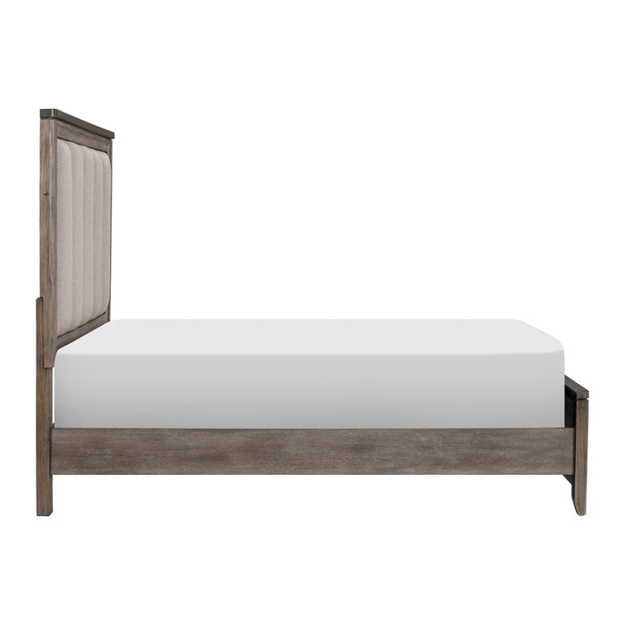 Newell Queen Bed in Brown/Espresso - 1412-1 - FAMSA Furniture (TX)