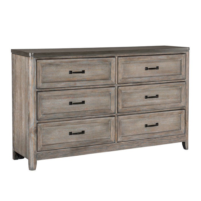 Newell Dresser in Brown/Espresso - 1412-5 - FAMSA Furniture (TX)