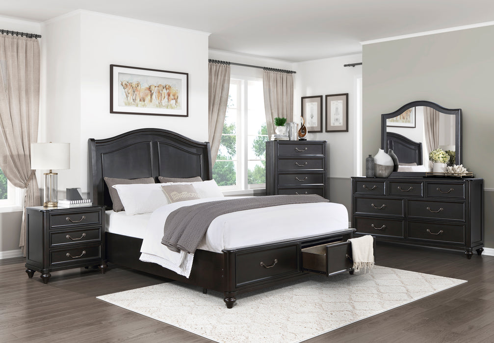 Herman Nightstand in Gray/Brown - 1420-4 - FAMSA Furniture (TX)