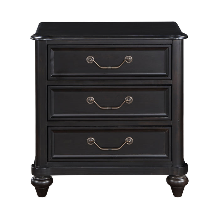 Herman Nightstand in Gray/Brown - 1420-4 - FAMSA Furniture (TX)