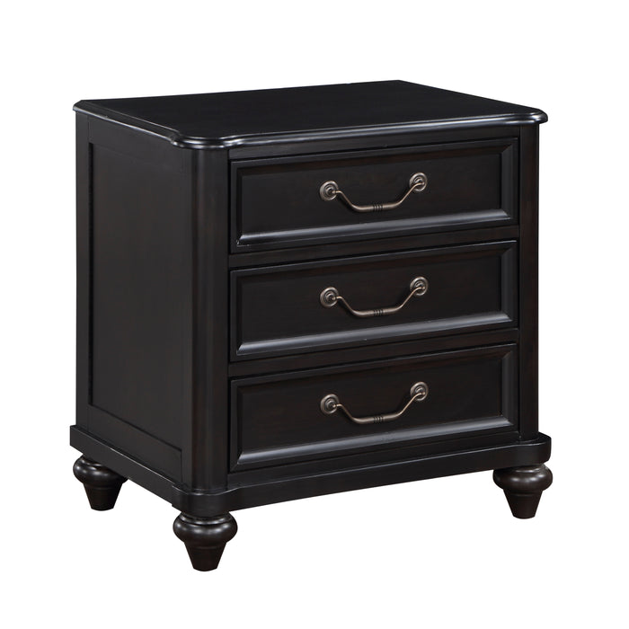 Herman Nightstand in Gray/Brown - 1420-4 - FAMSA Furniture (TX)