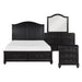 Herman 4pc Set (QB+NS+DR+MR) in Brown/Gray - 1420-1*4 - FAMSA Furniture (TX)