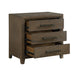 Cambridge Nightstand in Walnut - 1422N-4 - FAMSA Furniture (TX)