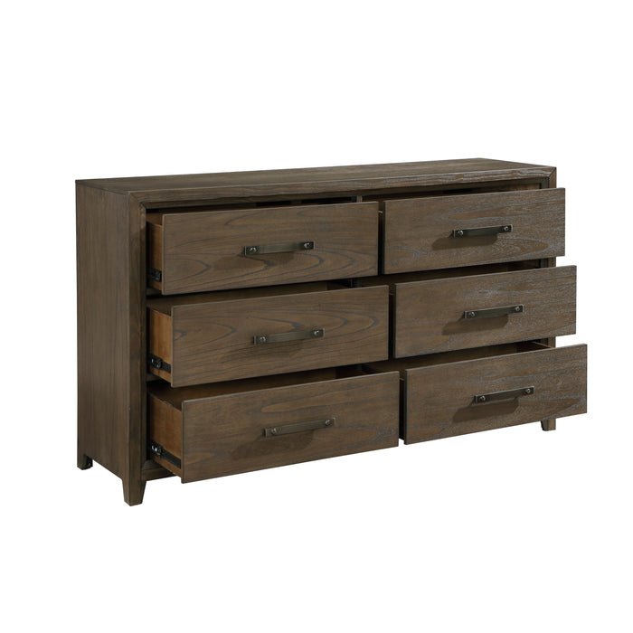 Cambridge Dresser in Walnut - 1422N-5 - FAMSA Furniture (TX)