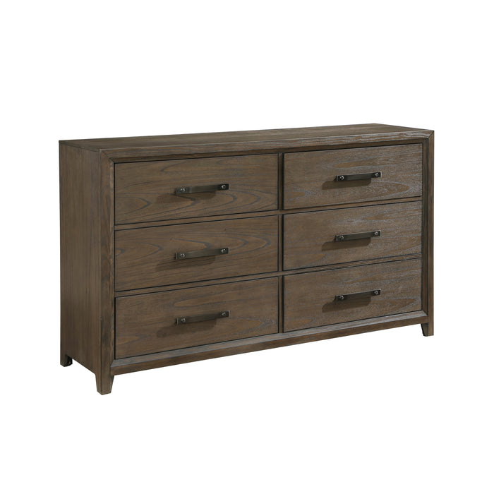 Cambridge Dresser in Walnut - 1422N-5 - FAMSA Furniture (TX)