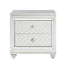 Leesa 4pc Set (QB+NS+DR+MR) in Gray/Metallic/Silver - 1430-1*4 - FAMSA Furniture (TX)