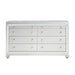 Leesa Dresser in Gray/Metallic/Silver - 1430-5 - FAMSA Furniture (TX)