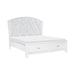 Aria 4pc Set (QB+NS+DR+MR) in White - 1436W-1*4 - FAMSA Furniture (TX)