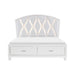 Aria 4pc Set (QB+NS+DR+MR) in White - 1436W-1*4 - FAMSA Furniture (TX)
